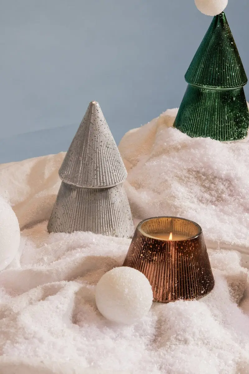 Cypress + Fir Silver Tree - 7 oz Candle - Image 2