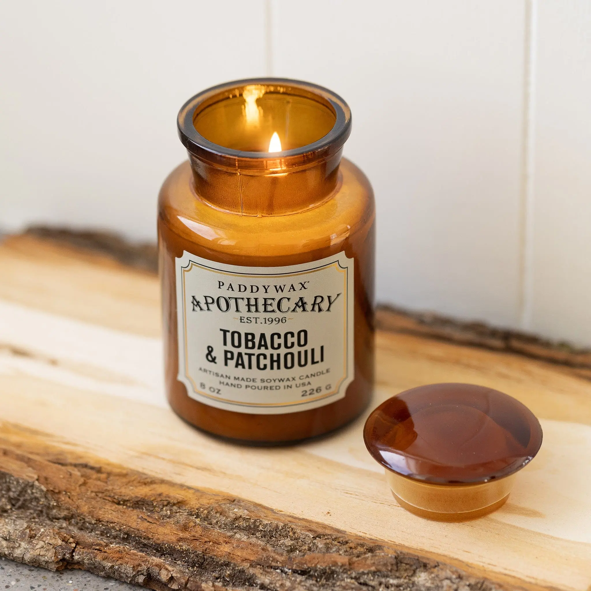 Tobacco + Patchouli - Apothecary 8 oz Candle - Image 2