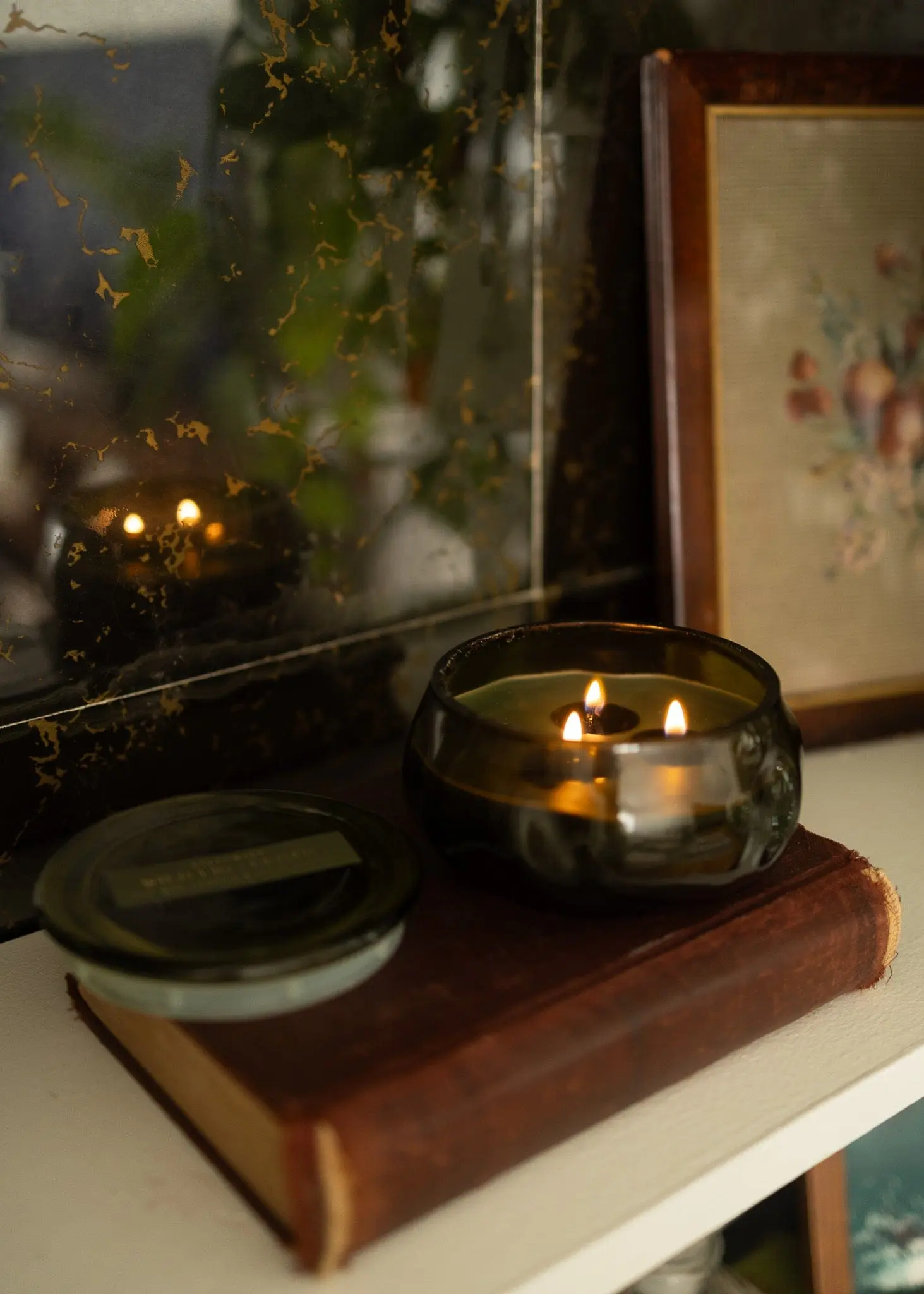 Wild Fig & Cedar - Basalt 10 oz Candle - Image 2
