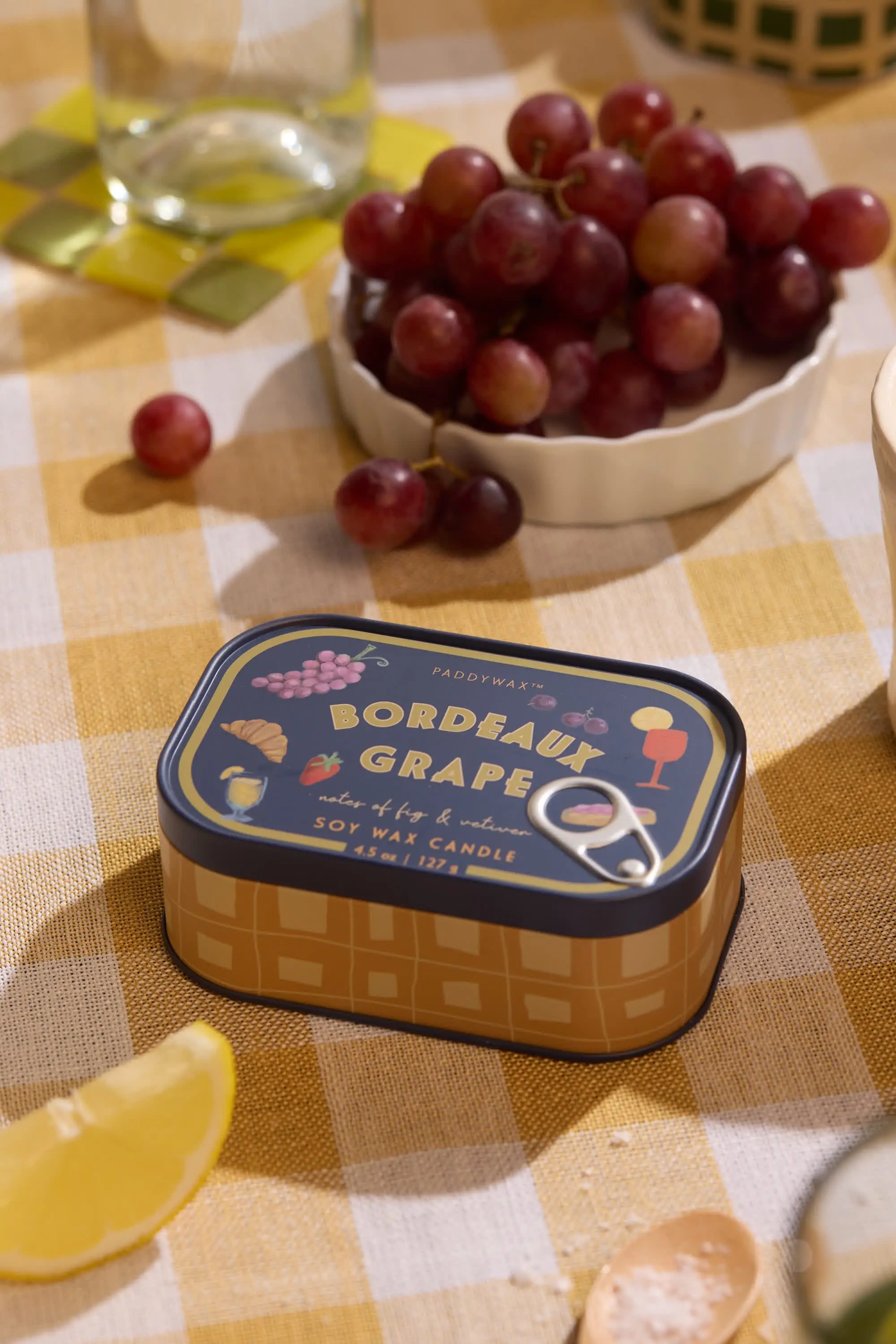 Bordeaux Grape - Bistro 4.5 oz Tin Candle - Image 2