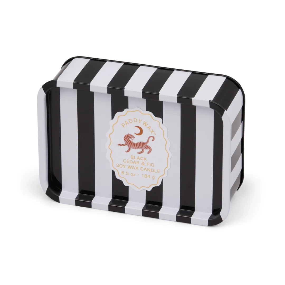 Black Cedar & Fig - A Dopo 6.5 oz Tin Candle