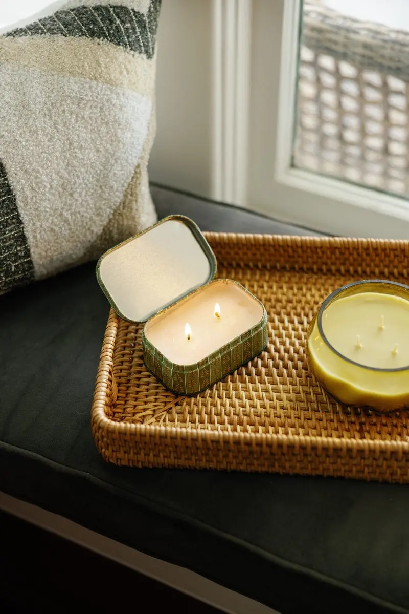 Smoked Pistachio -  Chérie 4.5 oz Tin Candle - Image 2