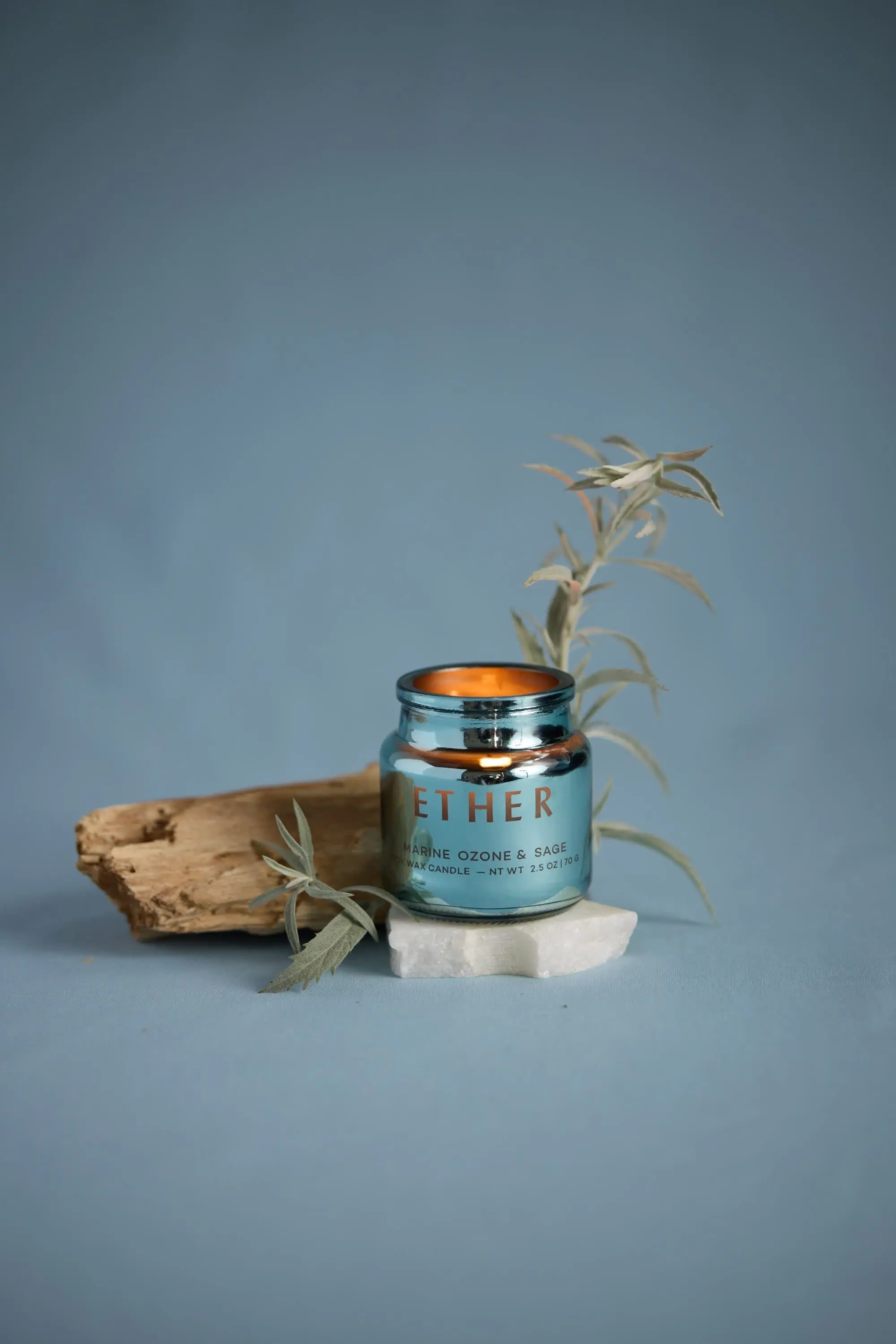 Sea Salt & Sage - Chroma 2.5 oz Candle - Image 4