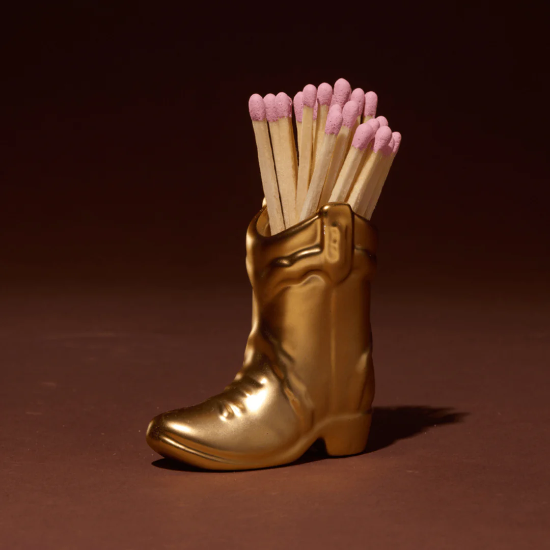 Cowboy Boot Match Holder - Gold Metallic - Image 2