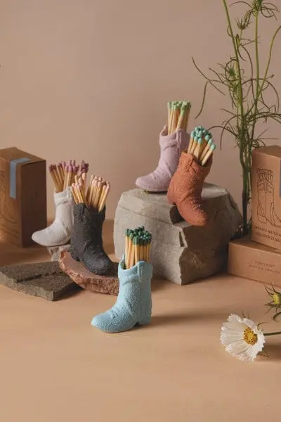 Cowboy Boot Match Holder - Light Blue - Image 4