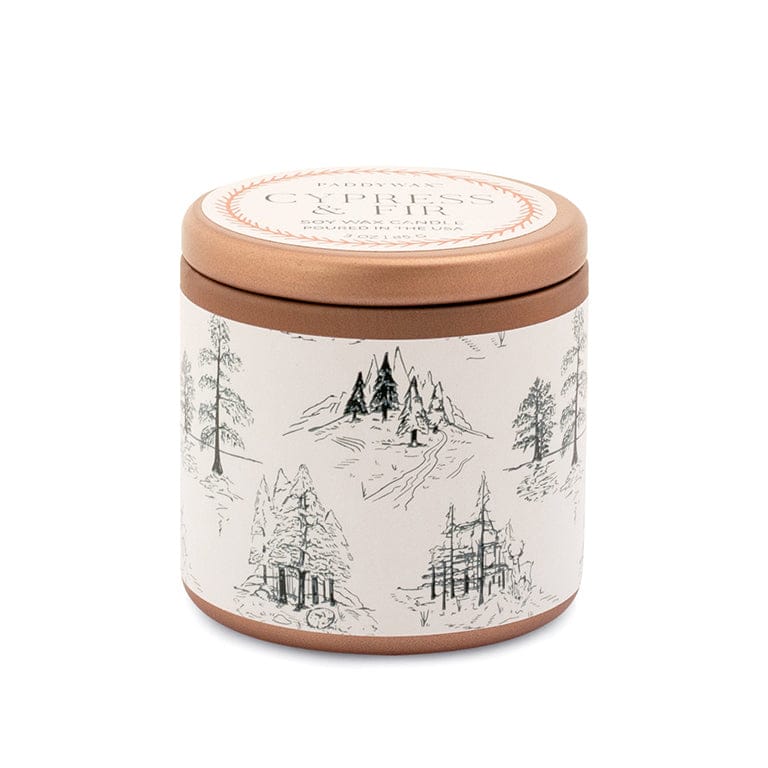 Cypress & Fir Copper Tin Candle