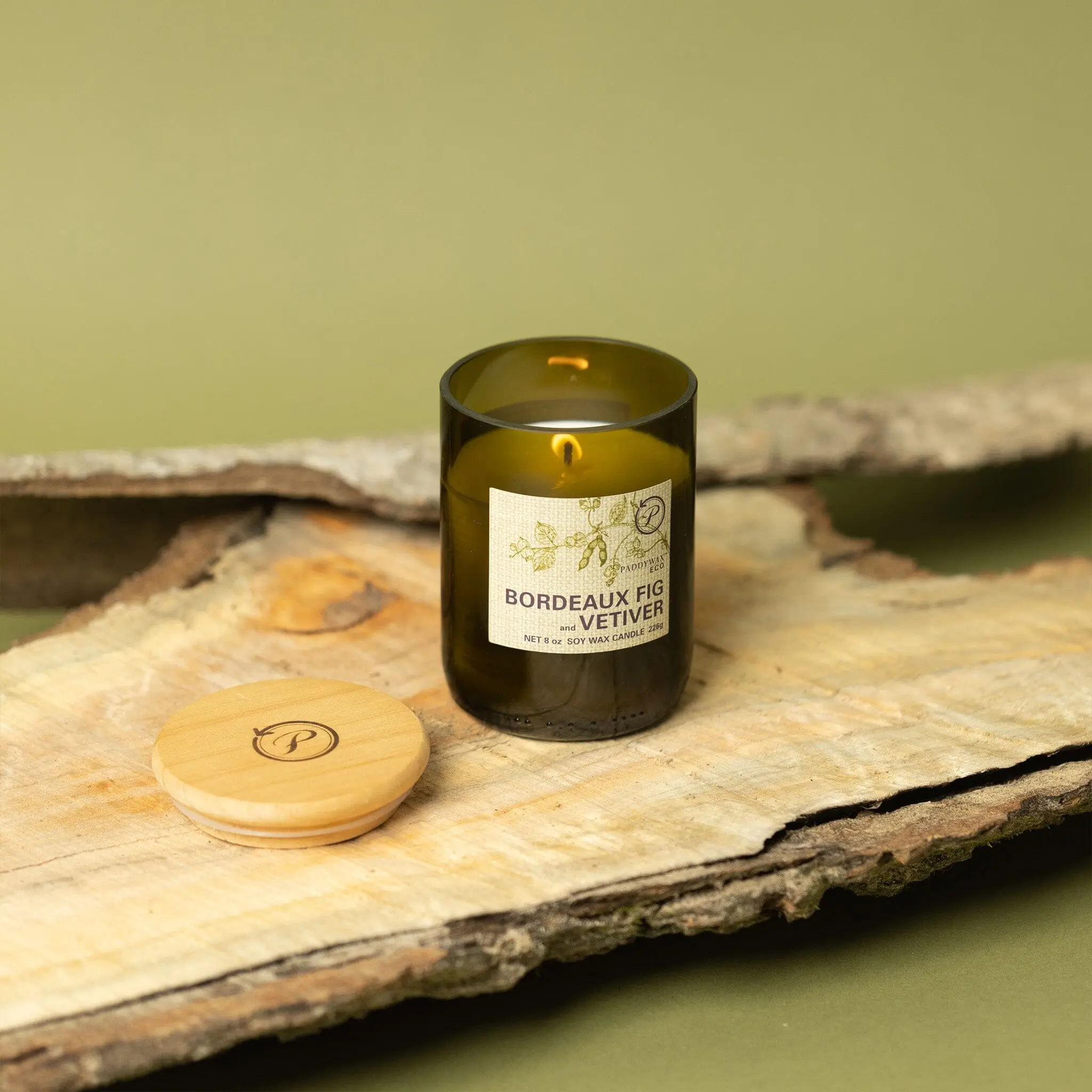 Bordeaux Fig + Vetiver - Eco 8 oz Candle - Image 2