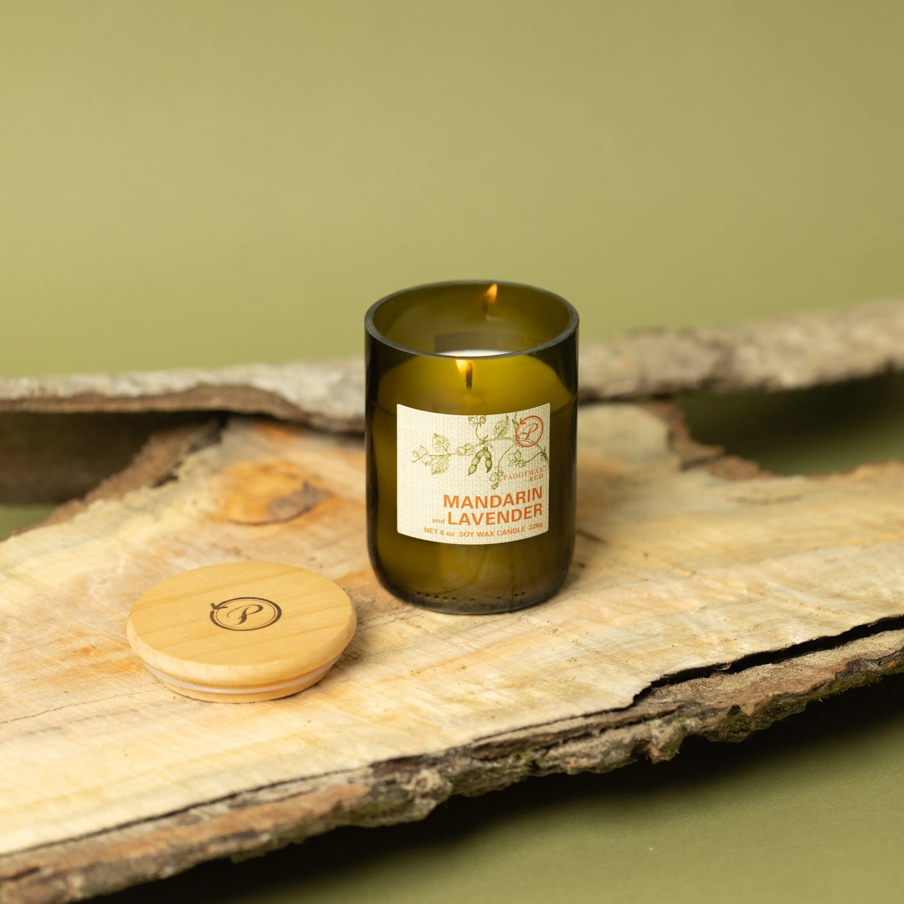 Mandarin + Lavender - Eco 8 oz Candle - Image 2