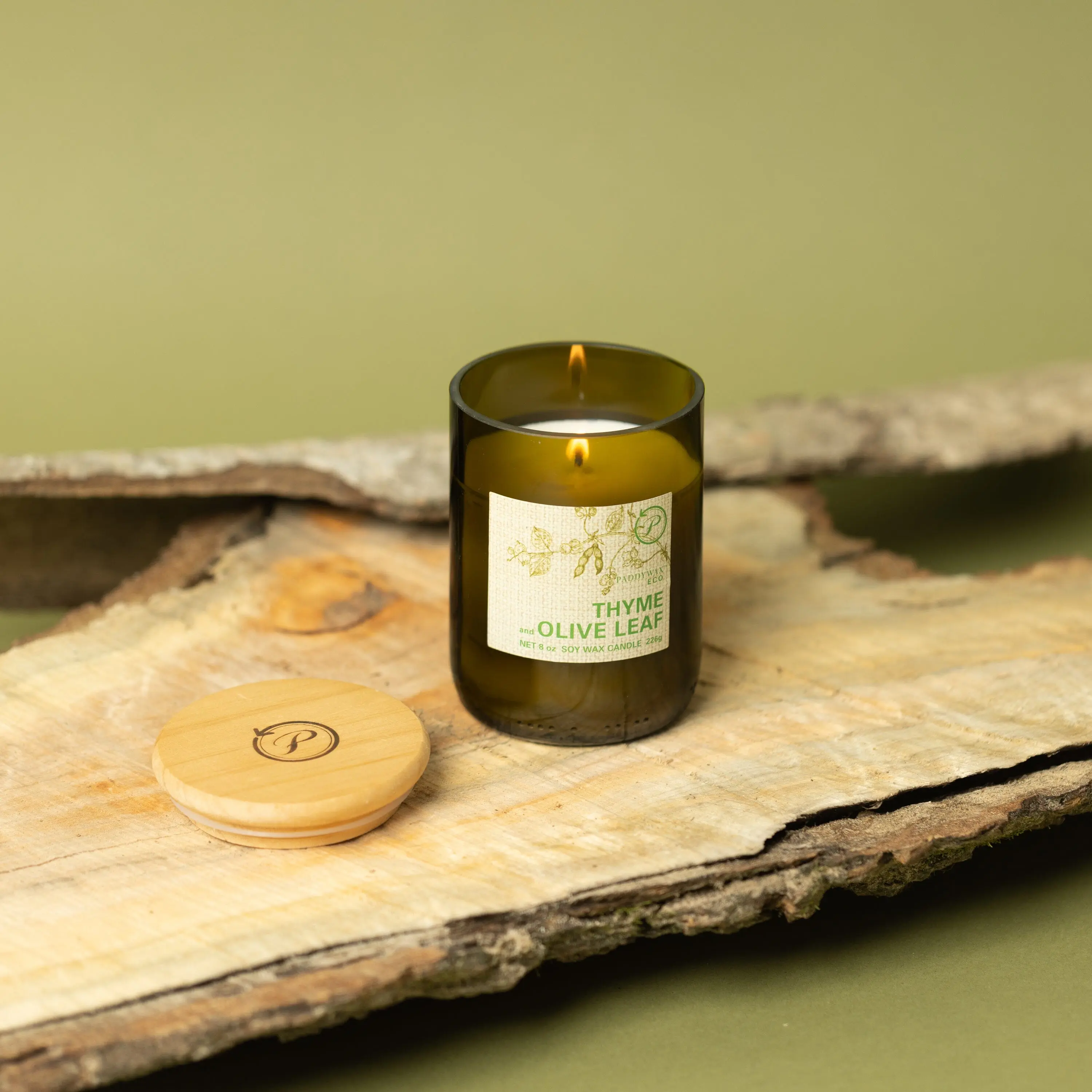 Thyme + Olive Leaf - Eco 8 oz Candle - Image 2