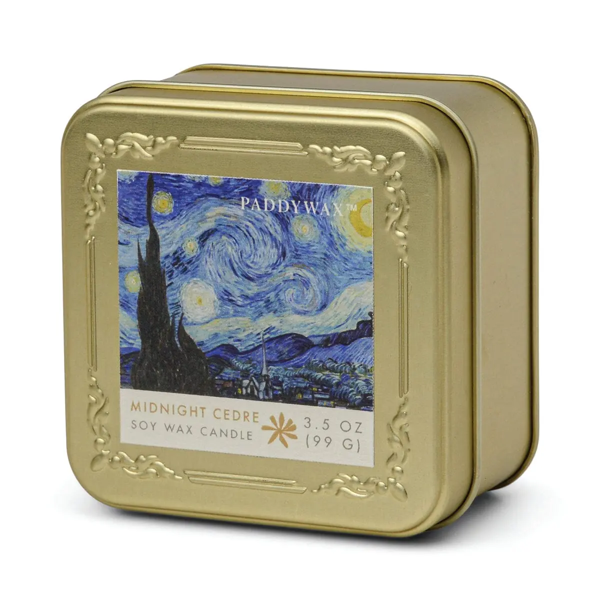 Vincent Midnight Cedre - Impressionist 3.5 oz Tin Candle