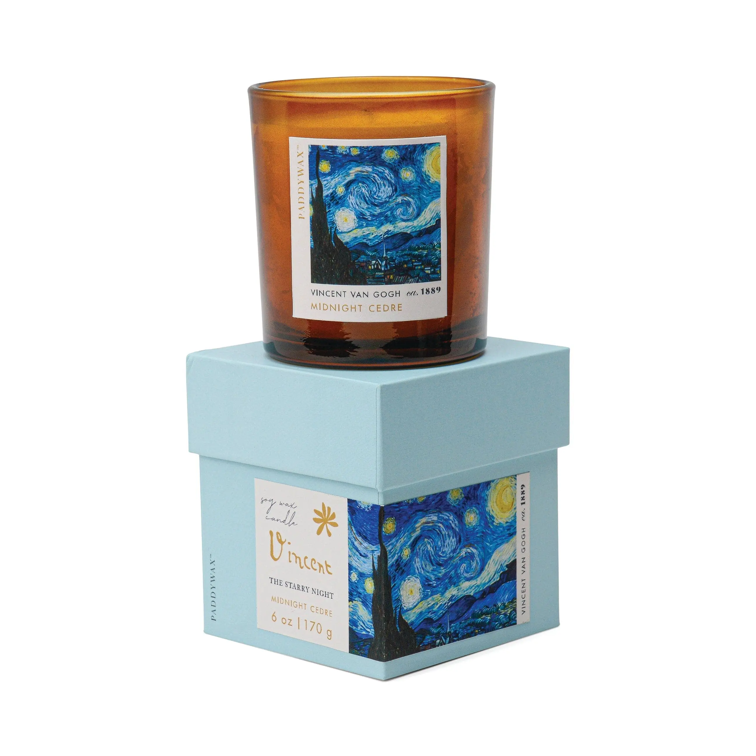 Vincent Midnight Cedre -  Impressionist 6 oz Candle - Image 3