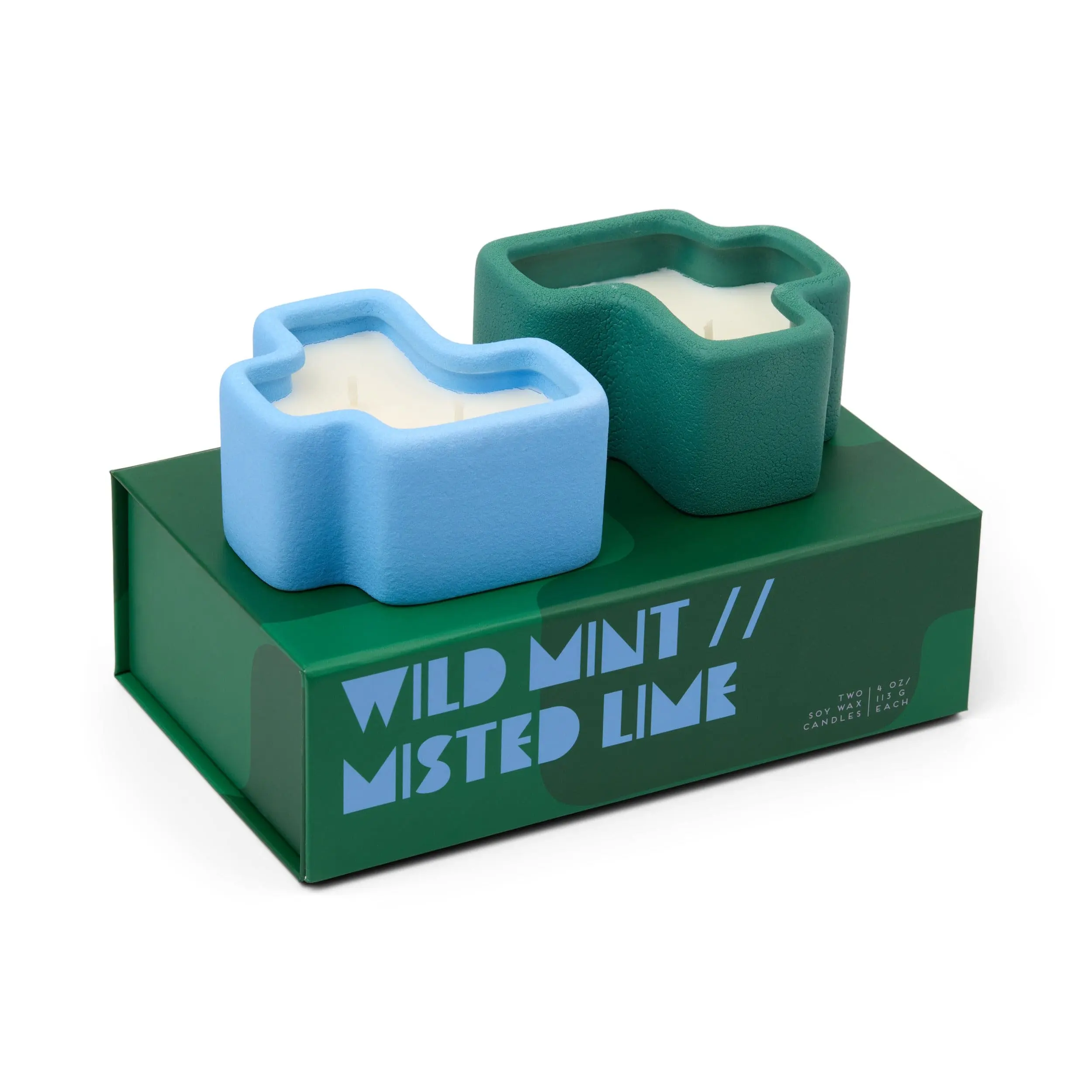 Wild Mint & Misted Lime - Jigsaw 4 oz Candle Boxed Set - Image 4