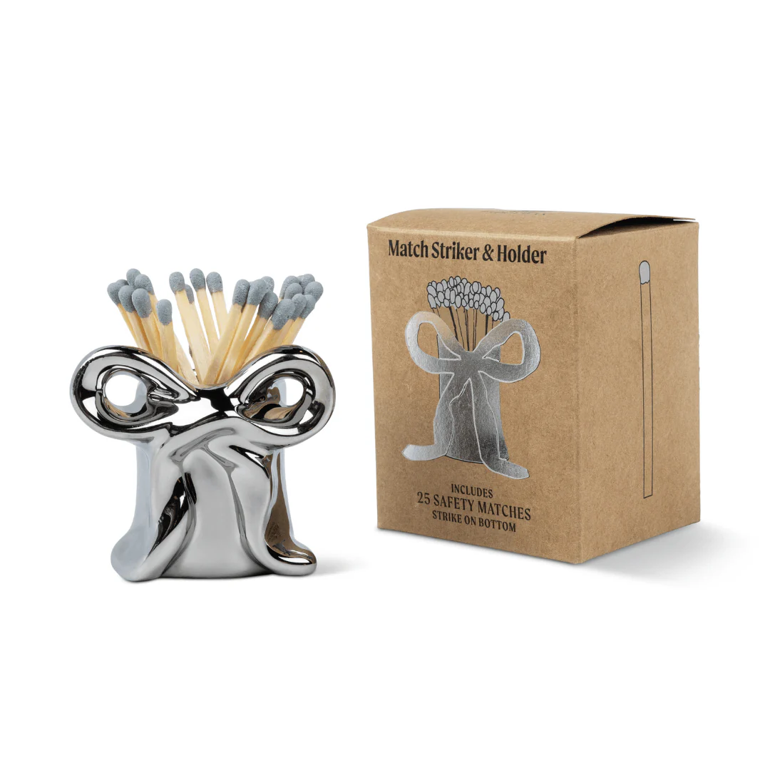 Metallic Bow Match Holder - Image 2