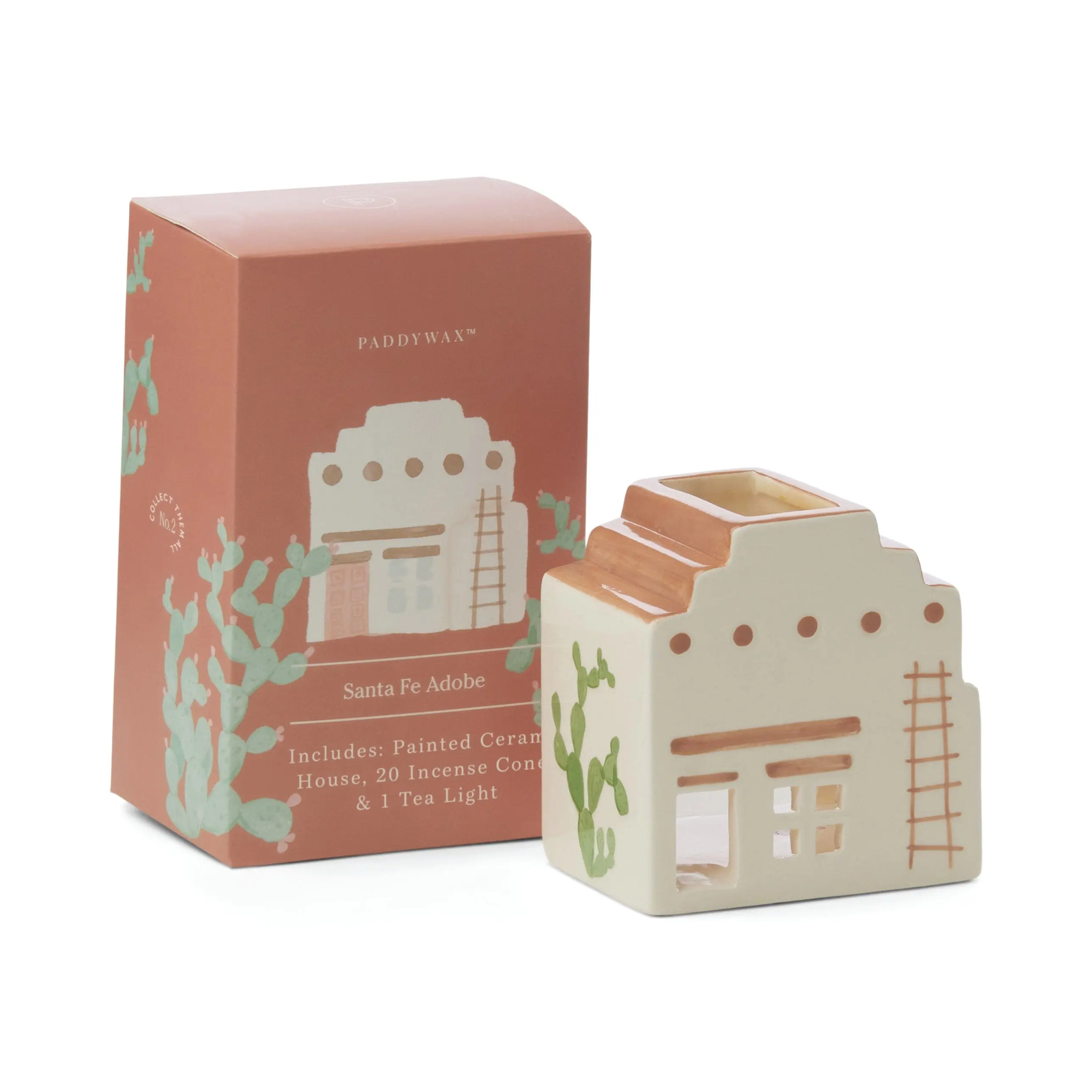 No. 03 The Santa Fe Adobe -  Incense & Tea Light Holder