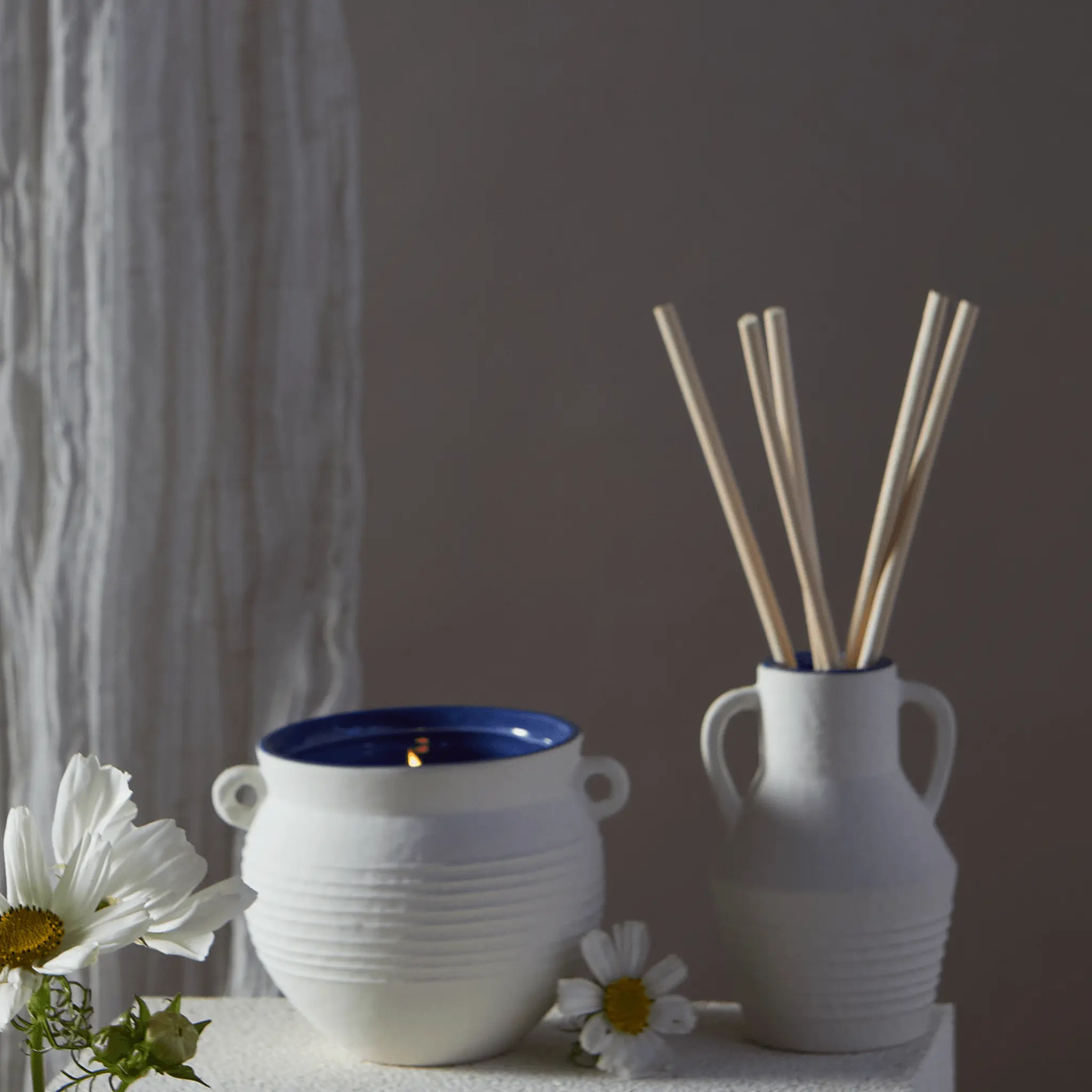 Santorini 4 fl oz. Diffuser - Cliff & Hinoki Wood - Image 2
