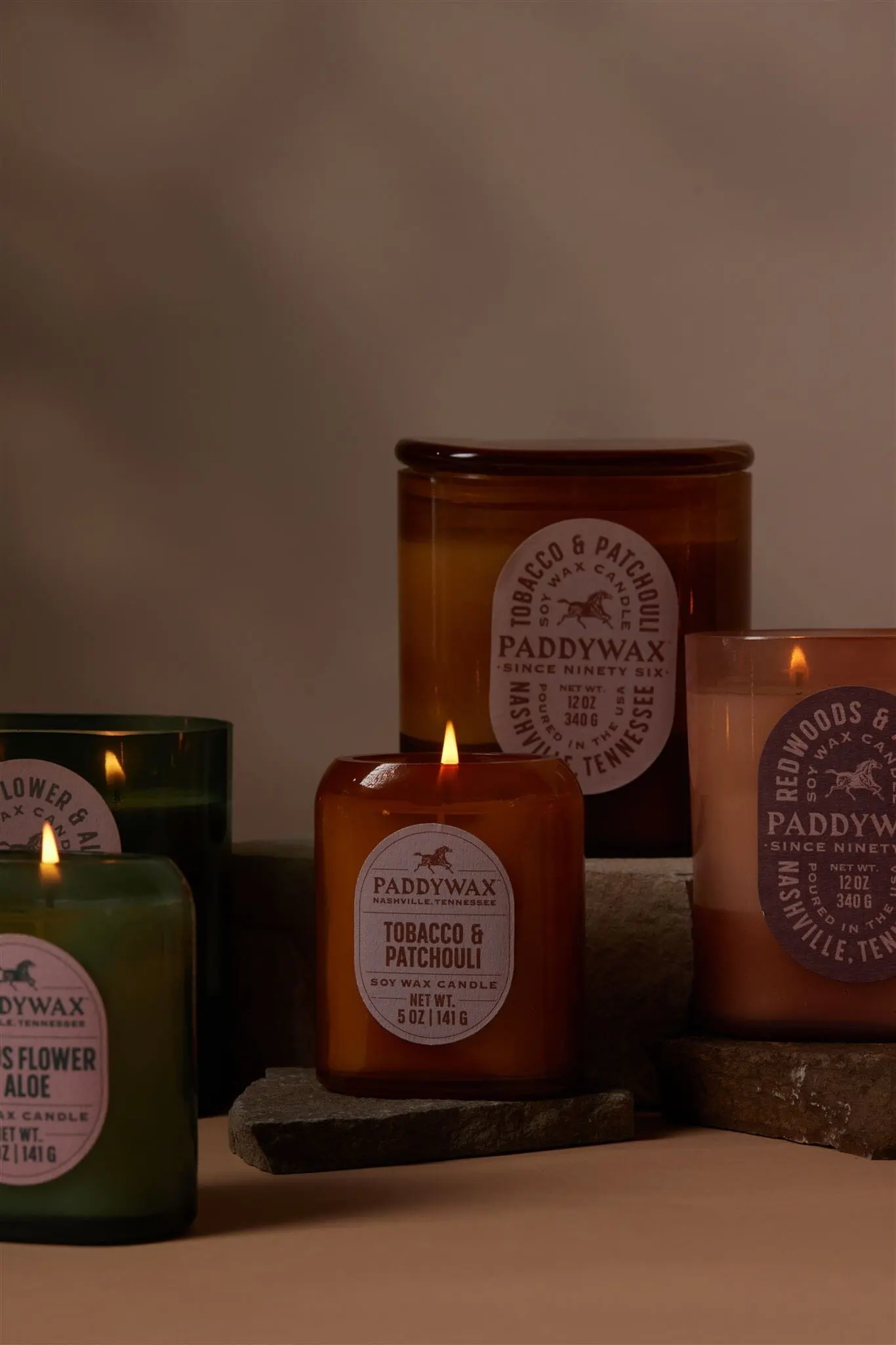 Tobacco + Patchouli - Vista 12 oz Candle - Image 3