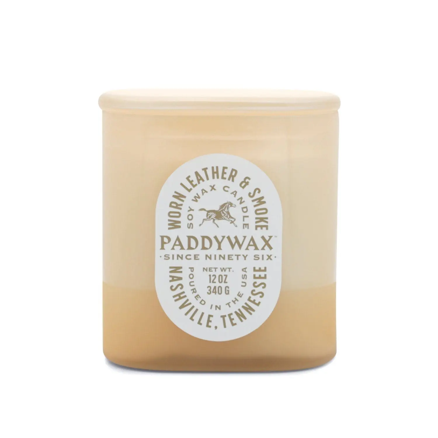Worn Leather + Smoke - Vista 12 oz Candle