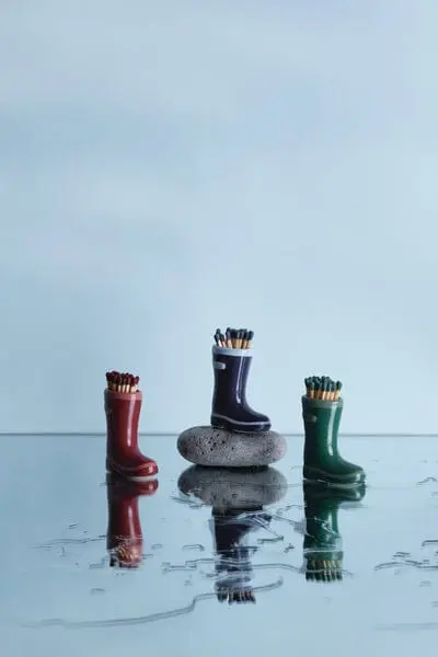 Wellington Boot Matches - Dark Red - Image 4