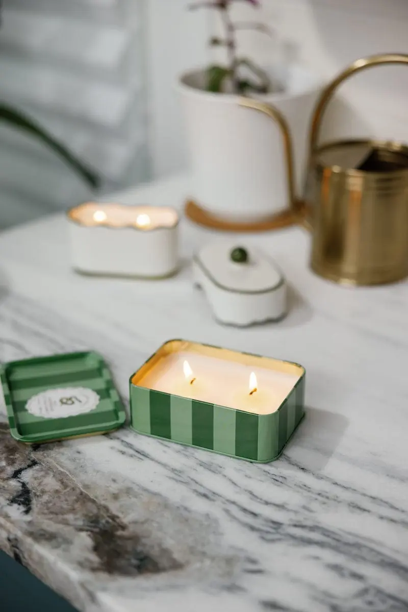 Wild Lemongrass - A Dopo 6.5 oz Tin Candle - Image 2